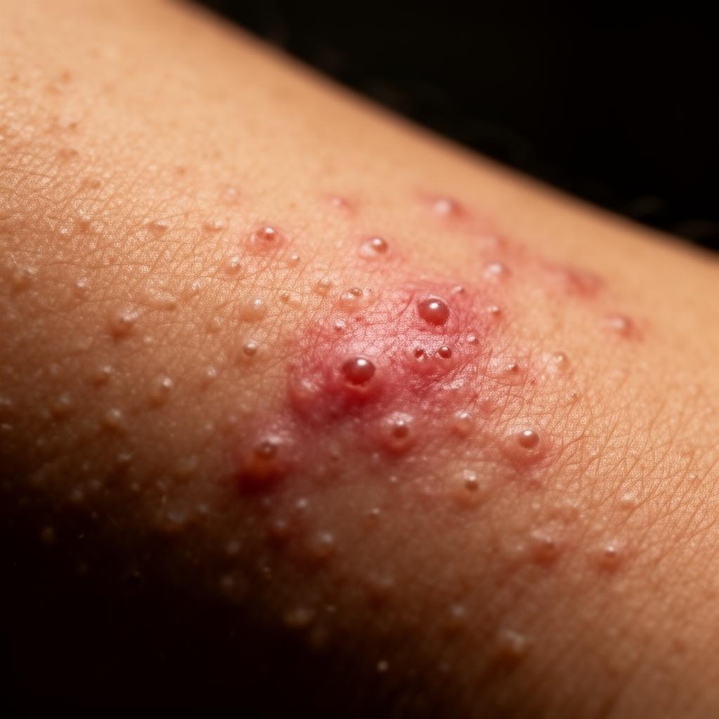Skin surface, forearm — natural light documentation